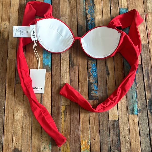 Arabella London Modern Bustier Swim Top Sz XXS (32B / 34A / 30C) - Picture 8 of 8